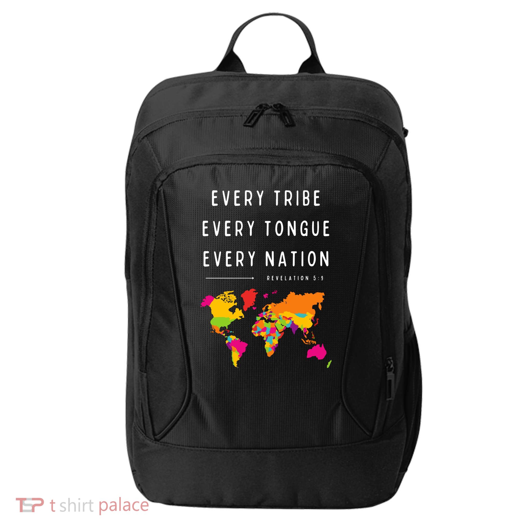 Every Tribe Every Tongue Every Nation Revelation City Backpack
