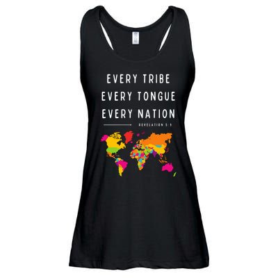 Every Tribe Every Tongue Every Nation Revelation Ladies Essential Flowy Tank