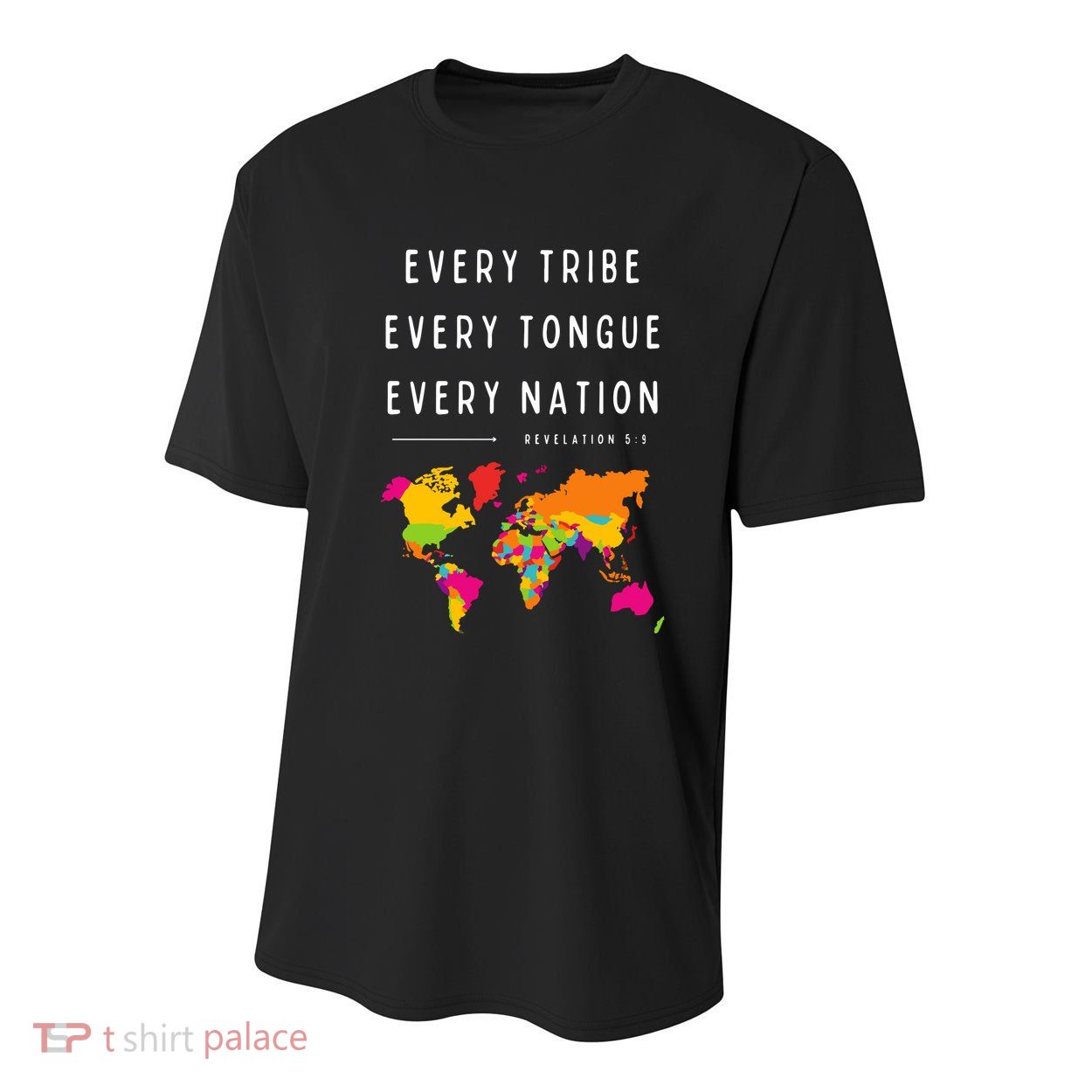 Every Tribe Every Tongue Every Nation Revelation Youth Performance Sprint T-Shirt