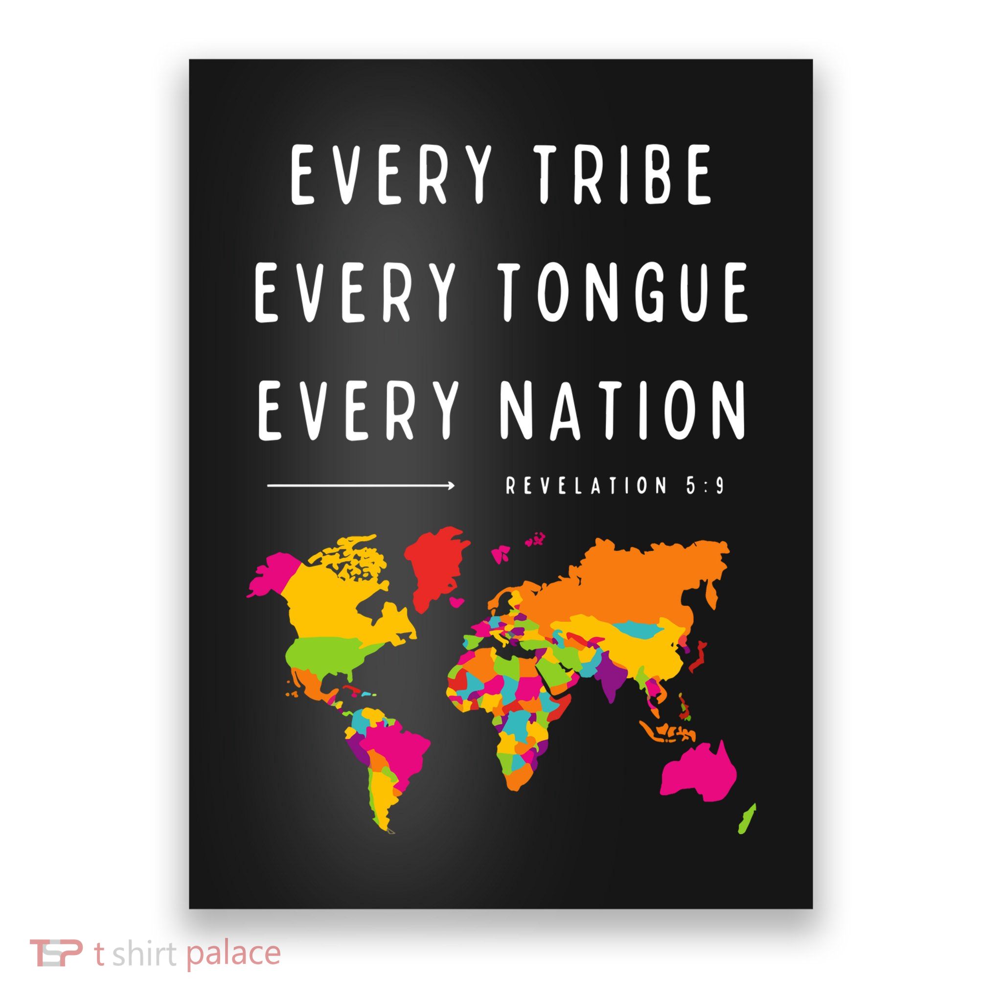 Every Tribe Every Tongue Every Nation Revelation Poster