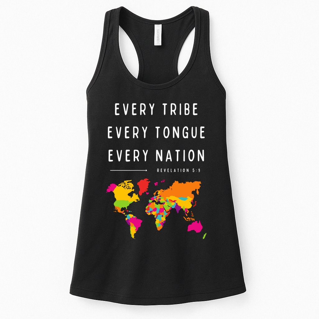 Every Tribe Every Tongue Every Nation Revelation Womens Tank Top