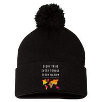 Every Tribe Every Tongue Every Nation Revelation Pom Pom 12in Knit Beanie