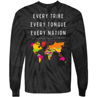 Every Tribe Every Tongue Every Nation Revelation Tie-Dye Long Sleeve Shirt