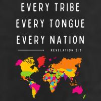 Every Tribe Every Tongue Every Nation Revelation Golf Towel