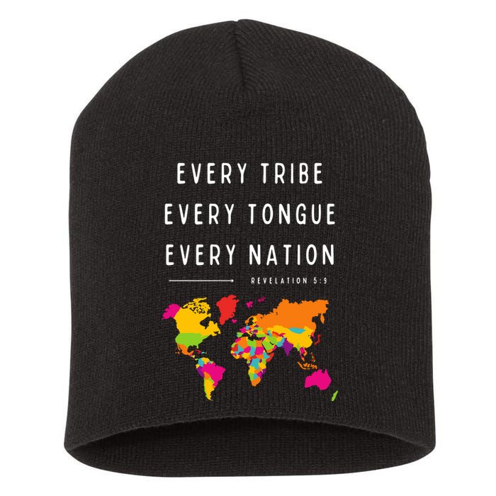Every Tribe Every Tongue Every Nation Revelation Short Acrylic Beanie