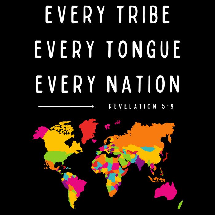 Every Tribe Every Tongue Every Nation Revelation Short Acrylic Beanie