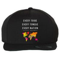 Every Tribe Every Tongue Every Nation Revelation Wool Snapback Cap