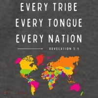 Every Tribe Every Tongue Every Nation Revelation Vector Backpack