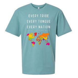 Every Tribe Every Tongue Every Nation Revelation Sueded Cloud Jersey T-Shirt