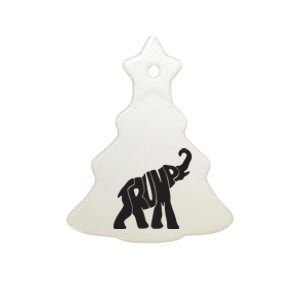 Elehphant Trump Ceramic Tree Ornament