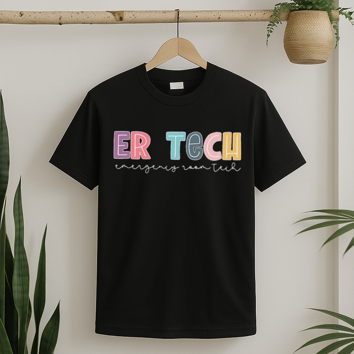 Er Tech Emergency Room Technician Emergency Room Tech Er Tec T-Shirt