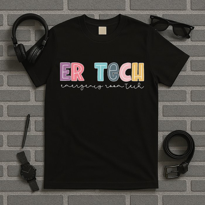Er Tech Emergency Room Technician Emergency Room Tech Er Tec T-Shirt