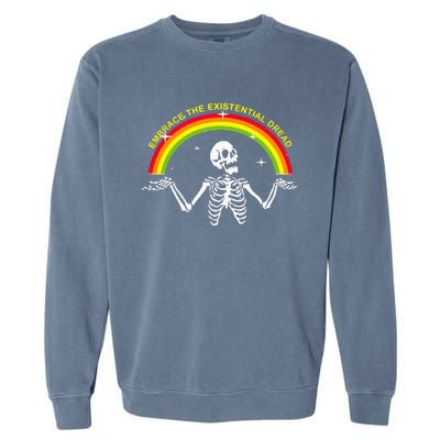 Embrace The Existential Dread Apparel Garment-Dyed Sweatshirt