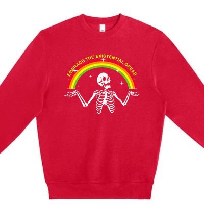 Embrace The Existential Dread Apparel Premium Crewneck Sweatshirt