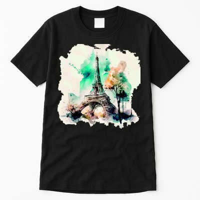 Eiffel Tower Tall T-Shirt