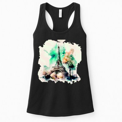 Eiffel Tower Womens Tank Top