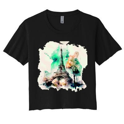 Eiffel Tower Crop Top