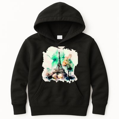 Eiffel Tower Kids Hoodie