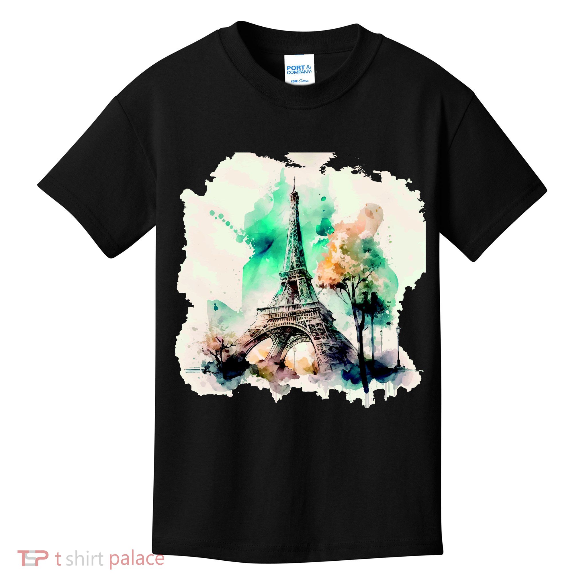 Eiffel Tower Kids T-Shirt