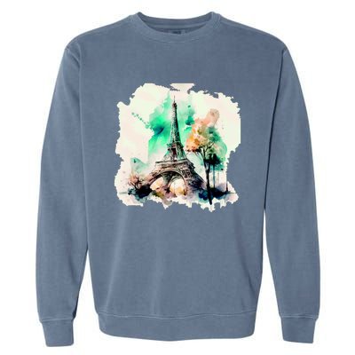 Eiffel Tower Garment-Dyed Sweatshirt