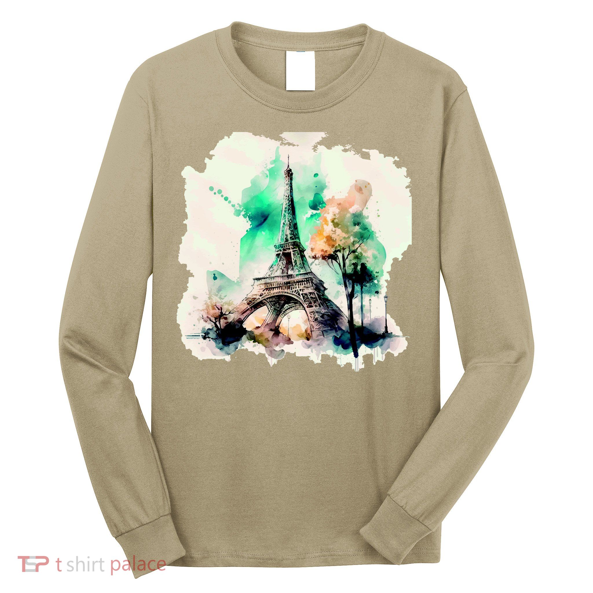 Eiffel Tower Long Sleeve Shirt