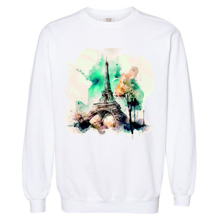 Eiffel Tower Garment-Dyed Sweatshirt