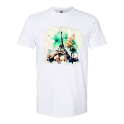 Eiffel Tower Softstyle® CVC T-Shirt