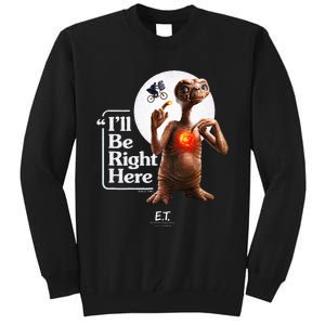 E.T. The Extraterrestrial ILl Be Right Here Moon Glow Tall Sweatshirt