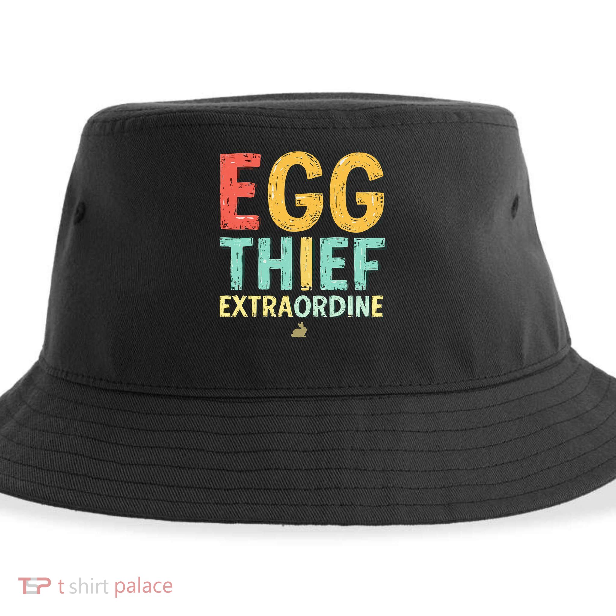 Egg THIEF EXTRAORDINE Easter Egg Happy Easter Day Sustainable Bucket Hat
