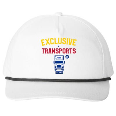 Exclusive Transports EG 68 Snapback Five-Panel Rope Hat