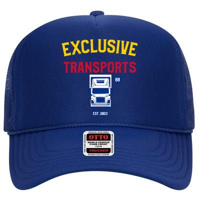 Exclusive Transports EG 68 High Crown Mesh Back Trucker Hat