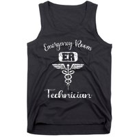 ER Tech Emergency Room Technologists Technicians Tank Top