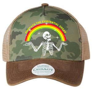 Embrace The Existential Dread Legacy Tie Dye Trucker Hat