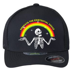 Embrace The Existential Dread Flexfit Unipanel Trucker Cap