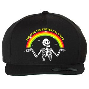 Embrace The Existential Dread Wool Snapback Cap