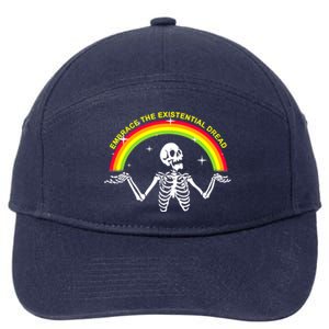 Embrace The Existential Dread 7-Panel Snapback Hat