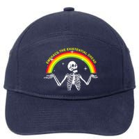 Embrace The Existential Dread 7-Panel Snapback Hat