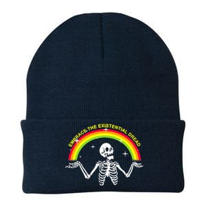 Embrace The Existential Dread Knit Cap Winter Beanie