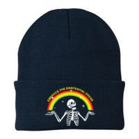 Embrace The Existential Dread Knit Cap Winter Beanie