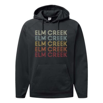 Elmcreek Texas Elm Creek Tx Performance Fleece Hoodie