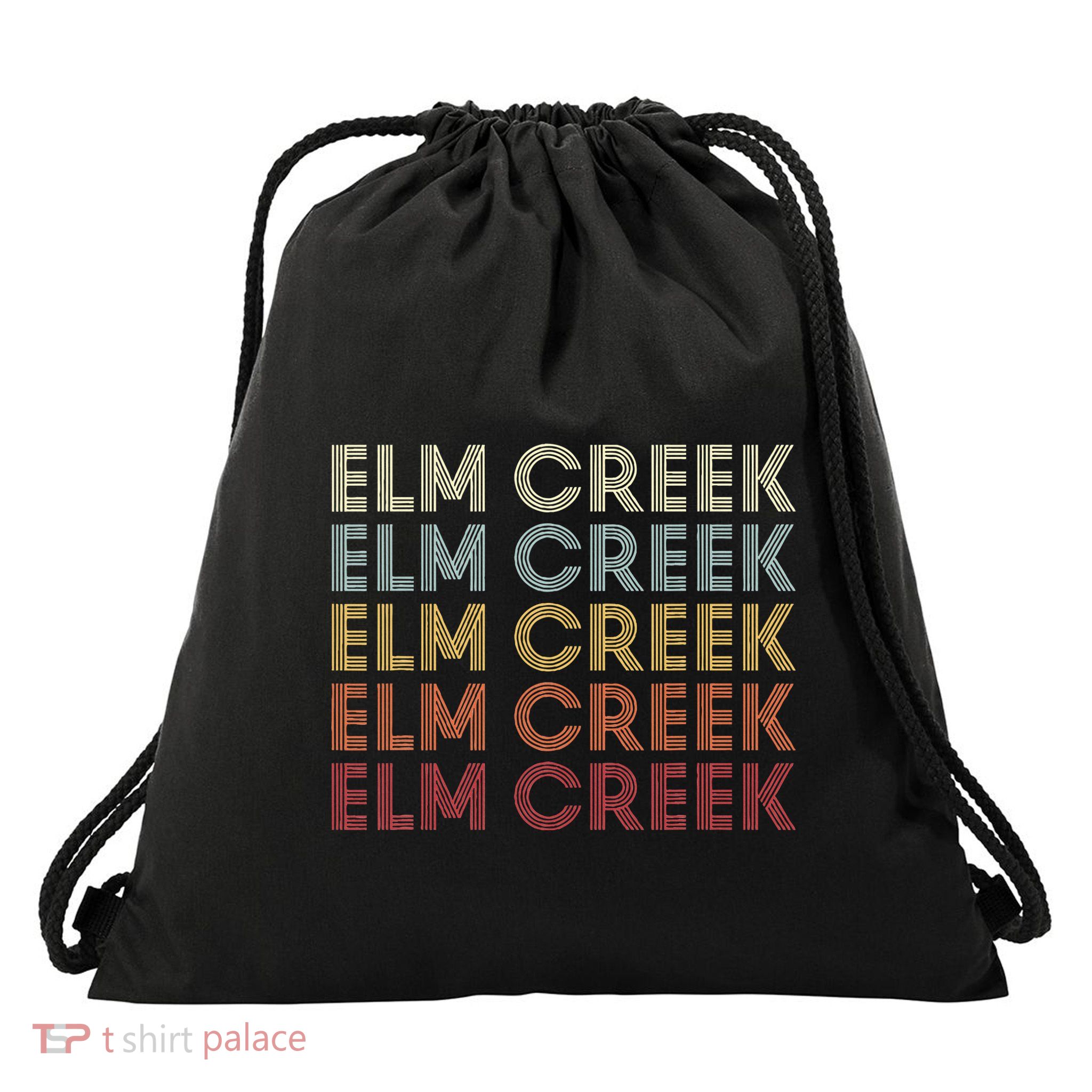 Elmcreek Texas Elm Creek Tx Drawstring Bag