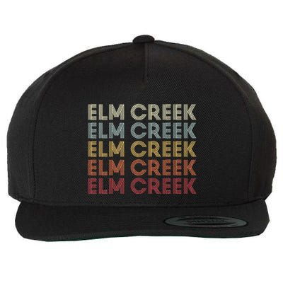Elmcreek Texas Elm Creek Tx Wool Snapback Cap