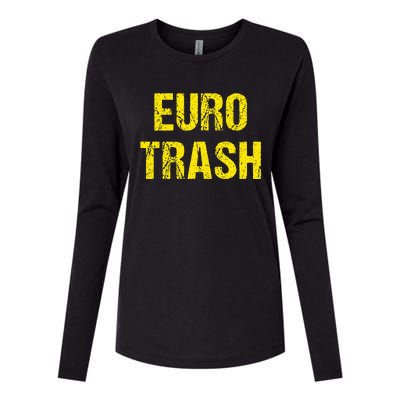 Euro Trash Womens Cotton Relaxed Long Sleeve T-Shirt