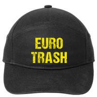 Euro Trash 7-Panel Snapback Hat