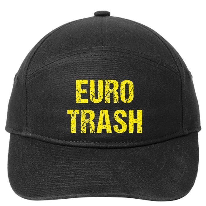 Euro Trash 7-Panel Snapback Hat