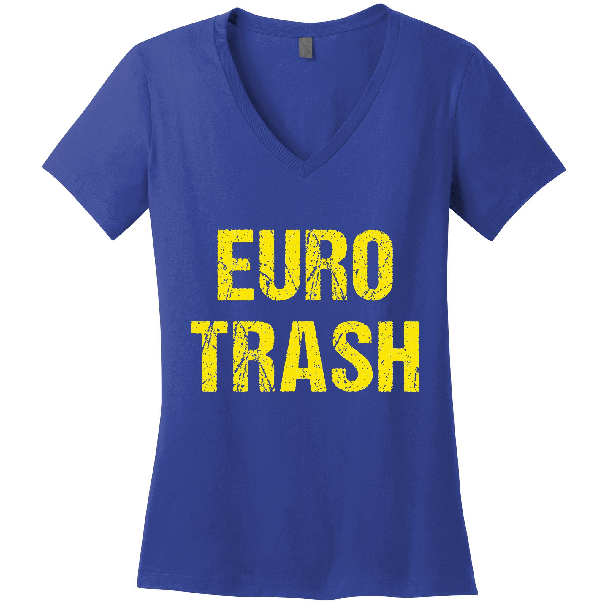 Euro Trash Women's V-Neck T-Shirt