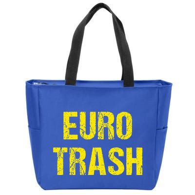 Euro Trash Zip Tote Bag