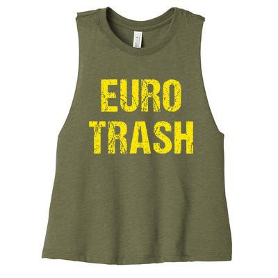 Euro Trash Women's Racerback Cropped Tank