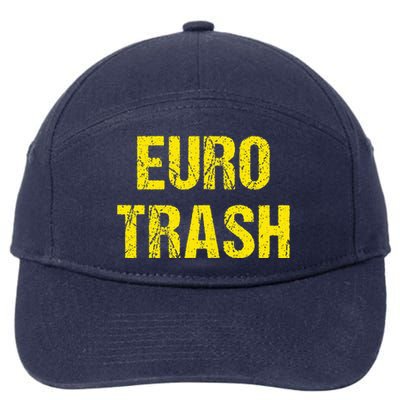 Euro Trash 7-Panel Snapback Hat