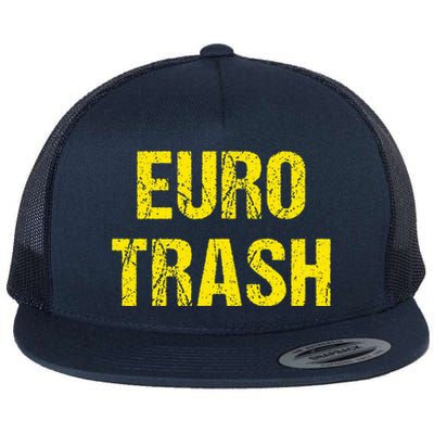 Euro Trash Flat Bill Trucker Hat